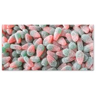 Fizzy Strawberries Jelly Candy Sweets 500g (Halal) Bags 